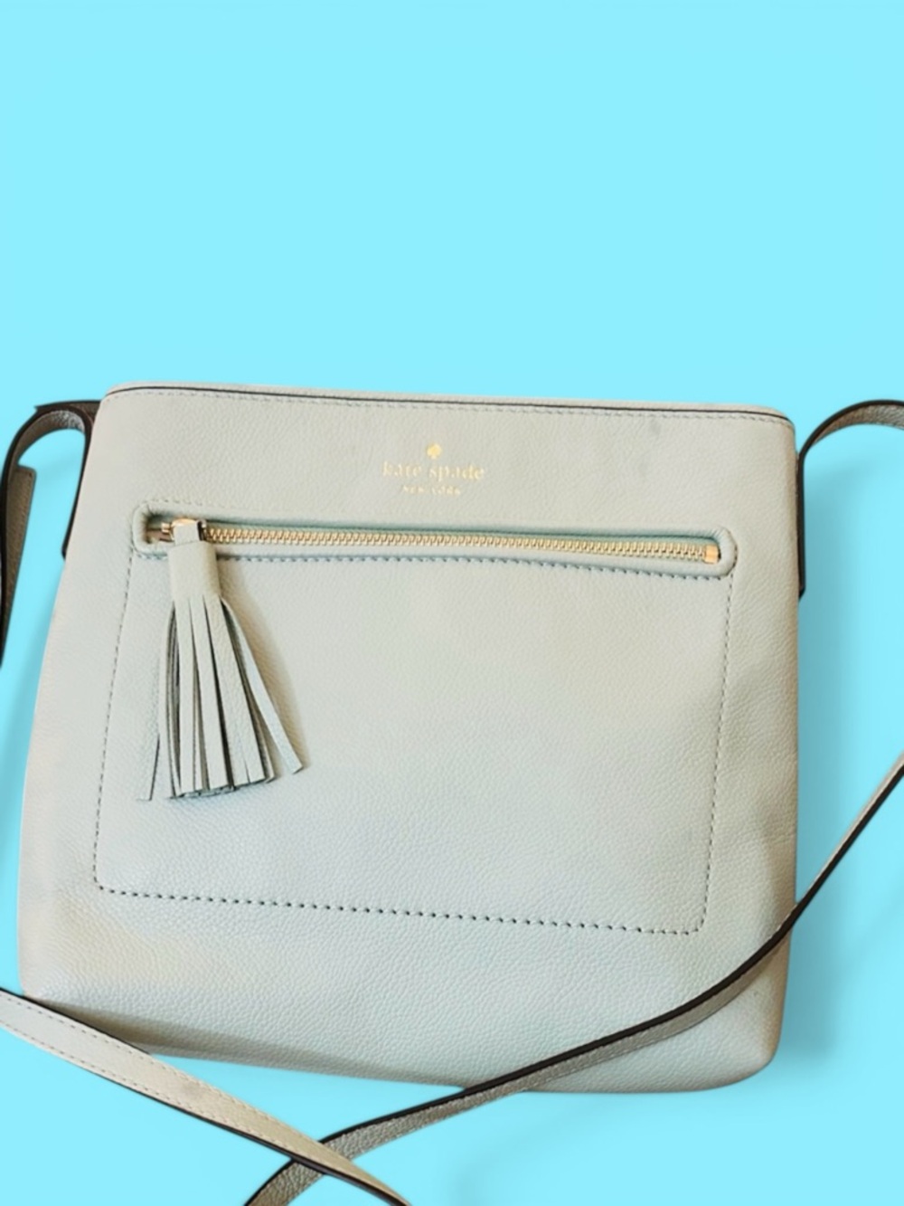 Kate Spade Chester Street Dessi Crossbody Bag Light Aqua - Picture 3 of 16